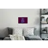 Buste - Neon - LED - Letters Muursticker klein -slaapkamer