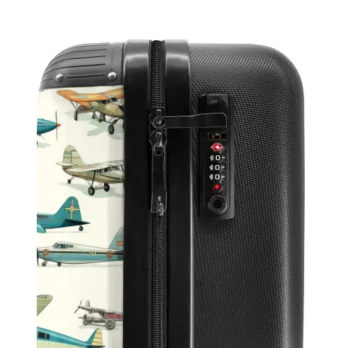 Vliegtuigsquadron Koffer - NBS - Handbagage middel -slot
