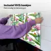 Inductie beschermer - Flamingo - Bladeren - Afdekplaat voor kookplaat - Tropisch Inductie beschemer met haakjes middel -ky-ophangen-nl