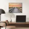 Zonsonderang - Zee - Pad - Gras - Duin - Vogels PET vilt klein -sfeer5