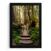 Jungle - Natuur - Trap - Bomen fotolijst zwart zonder passe partout klein -3d