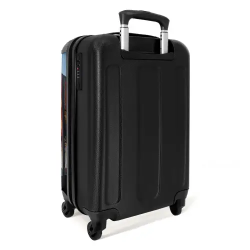Olieverf - Architectuur - Amsterdam - Stad NBS - Handbagage koffer - Kinderen Unisex middel -achterkant