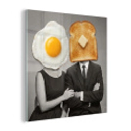 Ontbijt - Koppel - Ei - Brood plexiglas 5mm klein -z3d