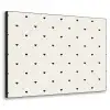 Hart - Dotline - Wit - Zwart Textielframe zwart klein 947 -3d