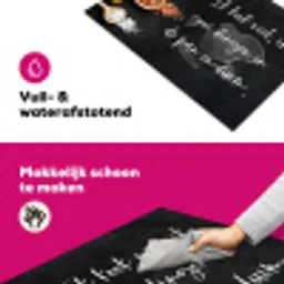 Ik gooi dingen in de pan en duim - Keuken - Quotes - Spreuken - Humor Inductie beschermer vinyl 3mm klein -wsfeer6_website