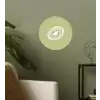 Kiwi - Lijntekening - Minimalistisch - Groen Wandcirkel behangsticker klein -sfeer2