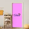 Diva - Lip - Panterprint - Roze deurposter klein -sfeer4