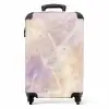 Marmer - Etherische Marmerwervelingen in Pastel NBS - Handbagage koffer - Kinderen Unisex middel -productfoto_recht
