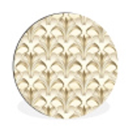 Ornament - Barok - Goud Wandcirkel aluminium klein 190 -3d