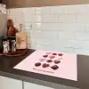 Chocolaatjes - Hartvormig - Liefste Inductie beschermer vinyl 3mm middel -sfeer3