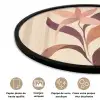 Minimalistisch - Bloem - Bladeren - Beige Fotolijst rond zonder passe partout klein -closeup_FR