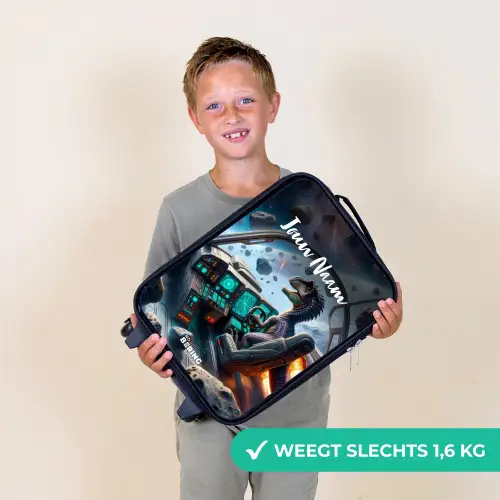 Astrodino Kinderkoffer - Zwart klein -sfeer4_NL