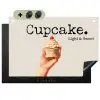 Cupcake - Zoet - Kers Inductie beschemer met haakjes klein -3d