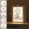 Luchtballon - Leeuw - Watercolor - Safari - Dieren Light Box met kabel klein -USP_NL