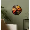 Specerijen - Explosie - Oranje Wandcirkel behangsticker klein -sfeer2