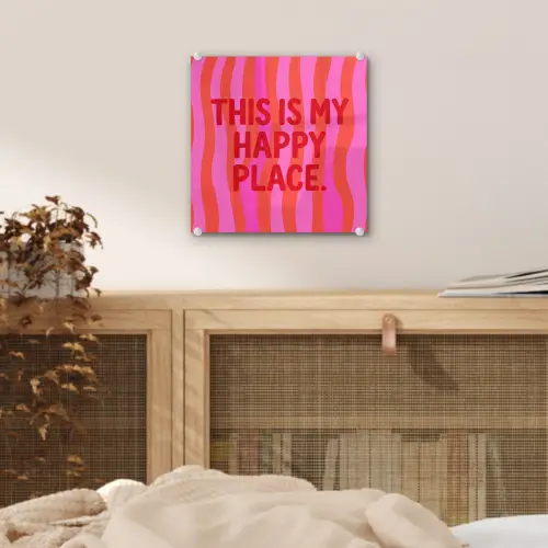 Tekst - Modern - Kleurrijk plexiglas 5mm klein -sfeer4