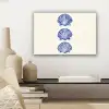 Schelpen - Blauw - Patroon canvas 2cm klein -sfeer6