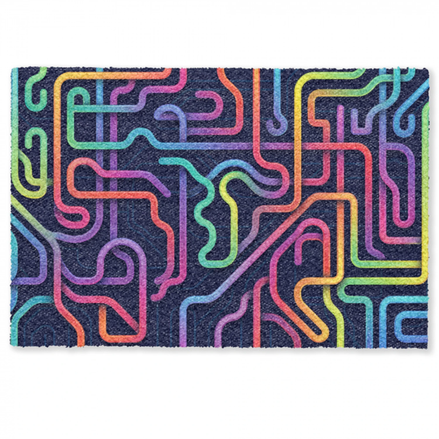 Retro - Abstract - Neon Deurmat klein -zkaufland3d