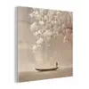 Bloesems - Wit - Boot - Minimalistisch plexiglas 5mm klein -z3d