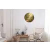 Zonlicht - Bospad - Bomen Wandcirkel aluminium klein -woonkamer