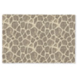 Giraf - Patroon - Beige - Bruin Vloerkleed Rechthoek klein 1091 -3d