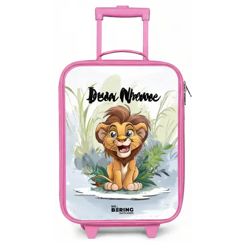 Guusje giraf Kinderkoffer - Roze klein -zz3dotto