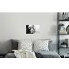 Vissen - Chef - Zwart - Wit Muursticker klein -slaapkamer