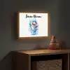 Haai - Water - Blauw Light Box met batterij (Wandlamp kind) middel -sfeer5_kind