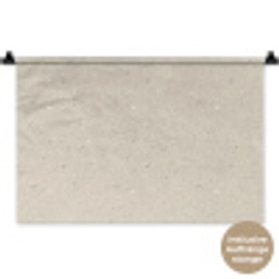 Lichtbeige - Terrazzo - Grijs Wandkleed katoen klein 269 -t3d_DE