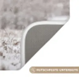 Edelhert - Bos - Sneeuw - Winter - Majestueus Badmat klein -USP_AntislipDE