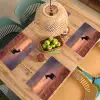Paard - Wolken - Open veld Placemat vinyl groot -zzsfeer5_Kitchenyeah-website