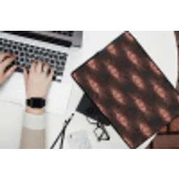Boheems - Oog - Bruin laptophoes neopreen klein 279 -bureau
