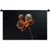 Orchidee - Doorzichtig - Bloem Wandkleed katoen klein -zz3d