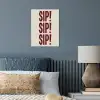 Japandi - Vintage - Decoratie - Rood poster papier klein -sfeer2