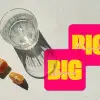 Dream big - Roze - Geel - Minimalistisch onderzetter kurk middel -sfeer4