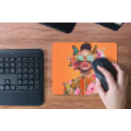 Vlinders - Vrouw - Zonnebril - Kleurrijk muismat rubber klein -toetsenbord