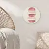 Minimalistisch - Cirkels - Roze Wandcirkel plexiglas klein -sfeer5
