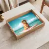 Zeewater - Hond - Golden retriever - Zonnebril Dienblad Rechthoek middel -sfeer1