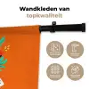 Kaartje - Boeket - Bloemen Wandkleed katoen klein -sfeer2