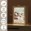 Kerstsfeer - Landelijk - Rood Light Box met kabel (Tafellamp) klein -USP_websiteoverzichtNL