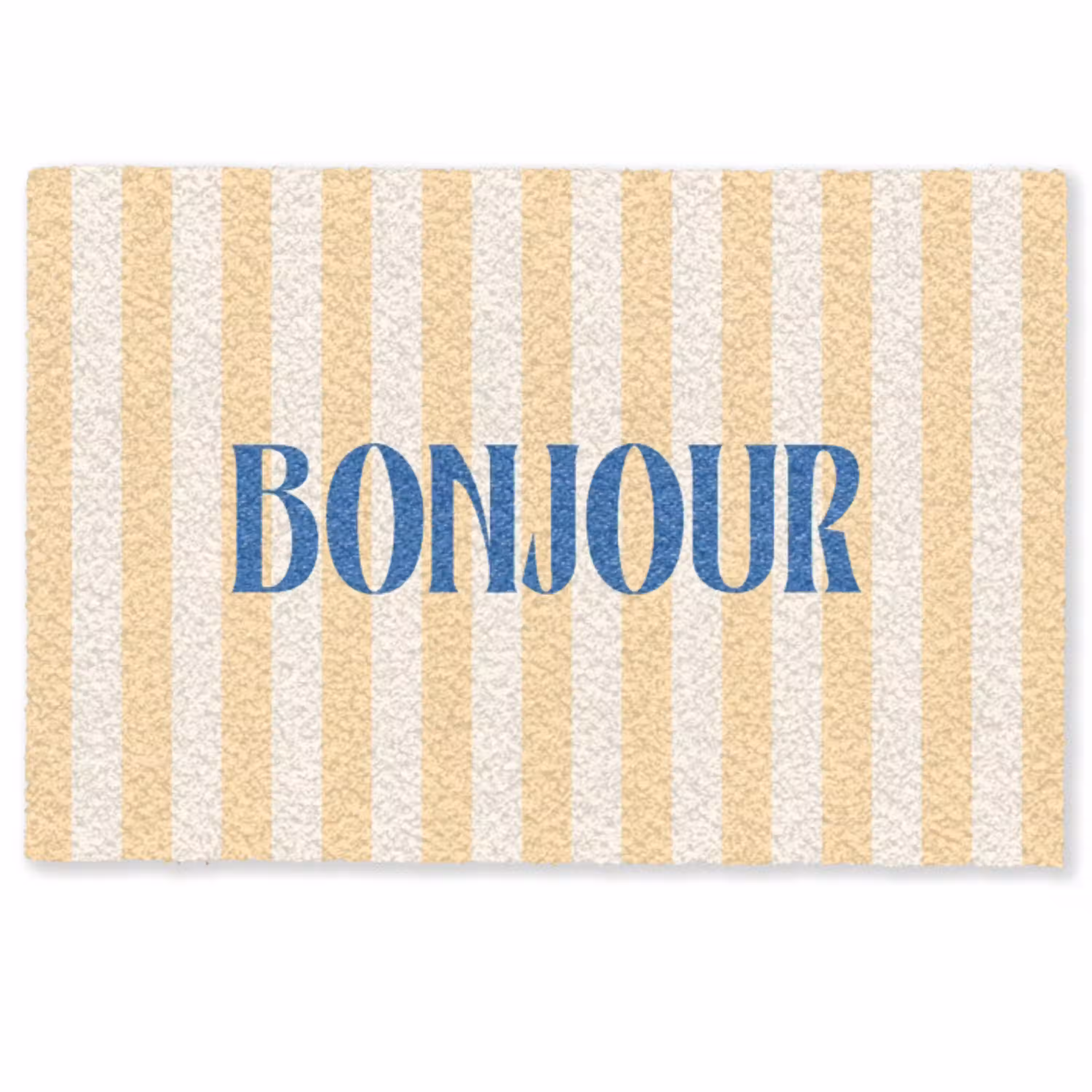 Blauw - Geel - Strepen - Bonjour Deurmat klein -zkaufland3d