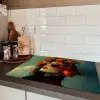 Vrouw - Granaatappel - Herfst - Zonnebril Inductie beschermer vinyl 3mm klein -sfeer3