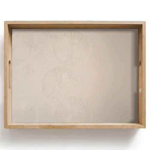 Japandi - Beige - Modern Dienblad Rechthoek middel -z3d_shopping