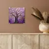 Levensboom - Boom - Paars - Goud - Modern plexiglas 5mm klein -sfeer5