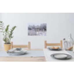 Schermbloem - Rijp - Kristallen - Winter - Delicaat Muursticker klein -eettafel