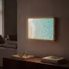 Kust - Zand - Blauw Light Box met batterij (Wandlamp) middel -sfeer1