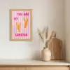 Lobster - Love - Valentijn fotolijst eiken zonder passe partout klein -sfeer3