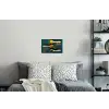 Specerijen - Lepel - Kruiden - Bruin - Geel - Groen Muursticker klein -slaapkamer