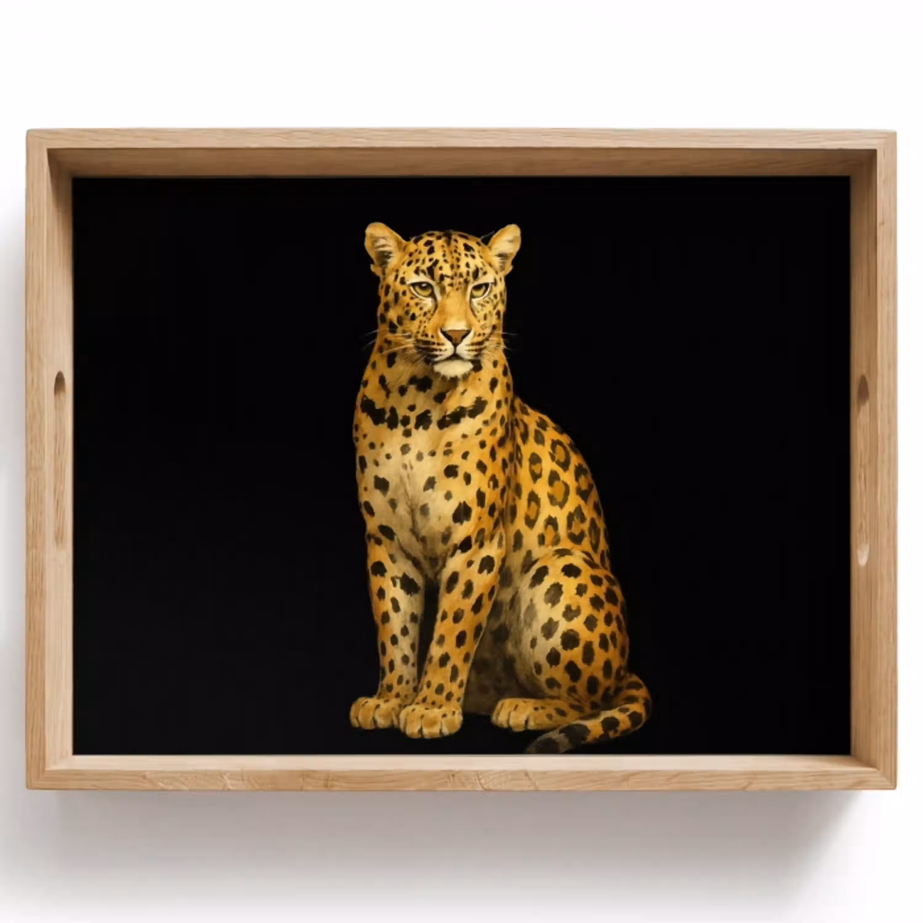 Panter - Realistisch - Bruin Dienblad Rechthoek middel -z3d_shopping