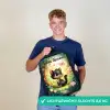 Kat - Vlinder - Bloemen Rugzak - Zwart middel -sfeer7_NL